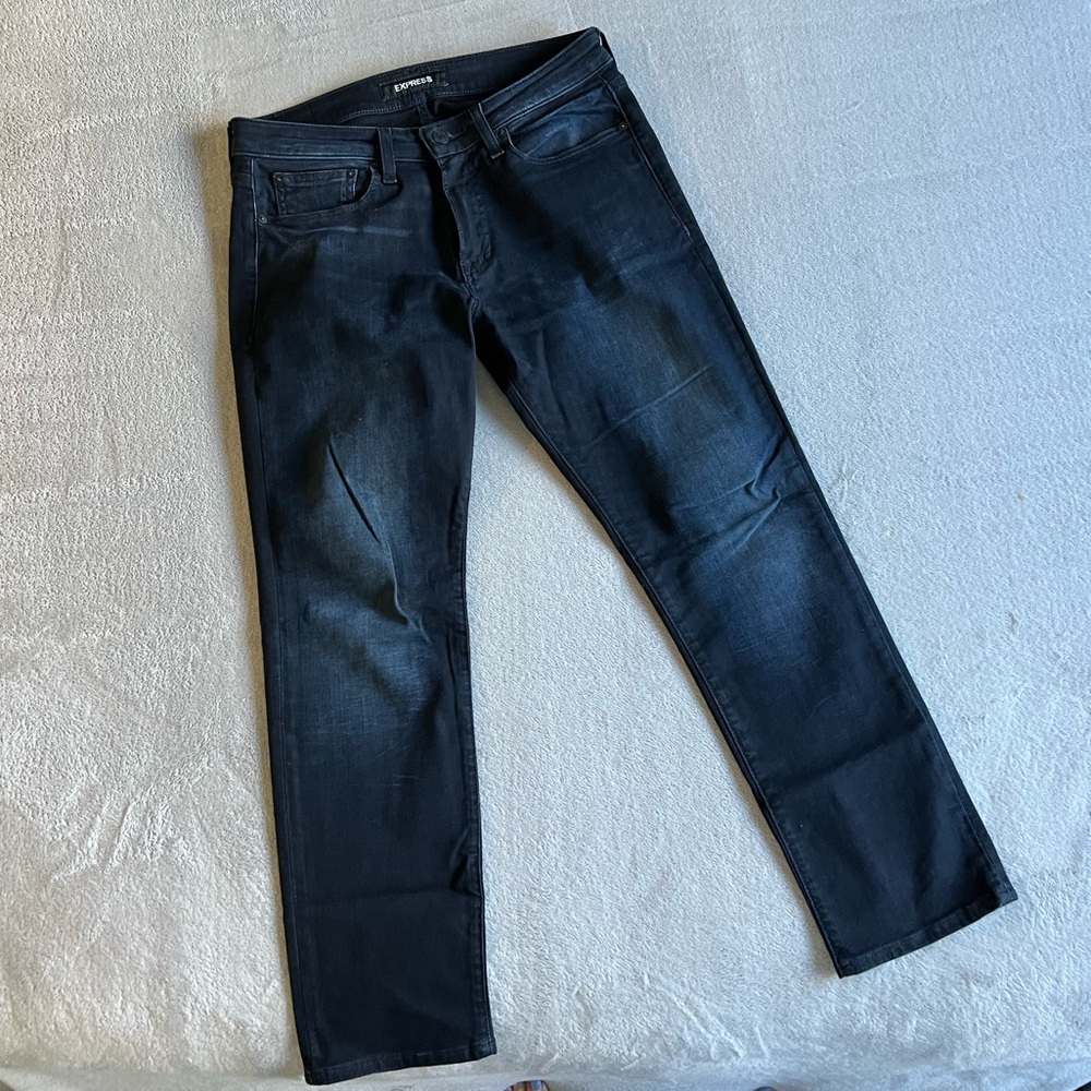 Express Men’s Slim Straight Jeans